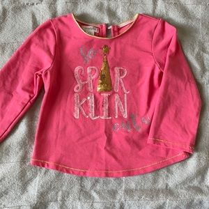 Mud pie: so sparkling cute long sleeve tee